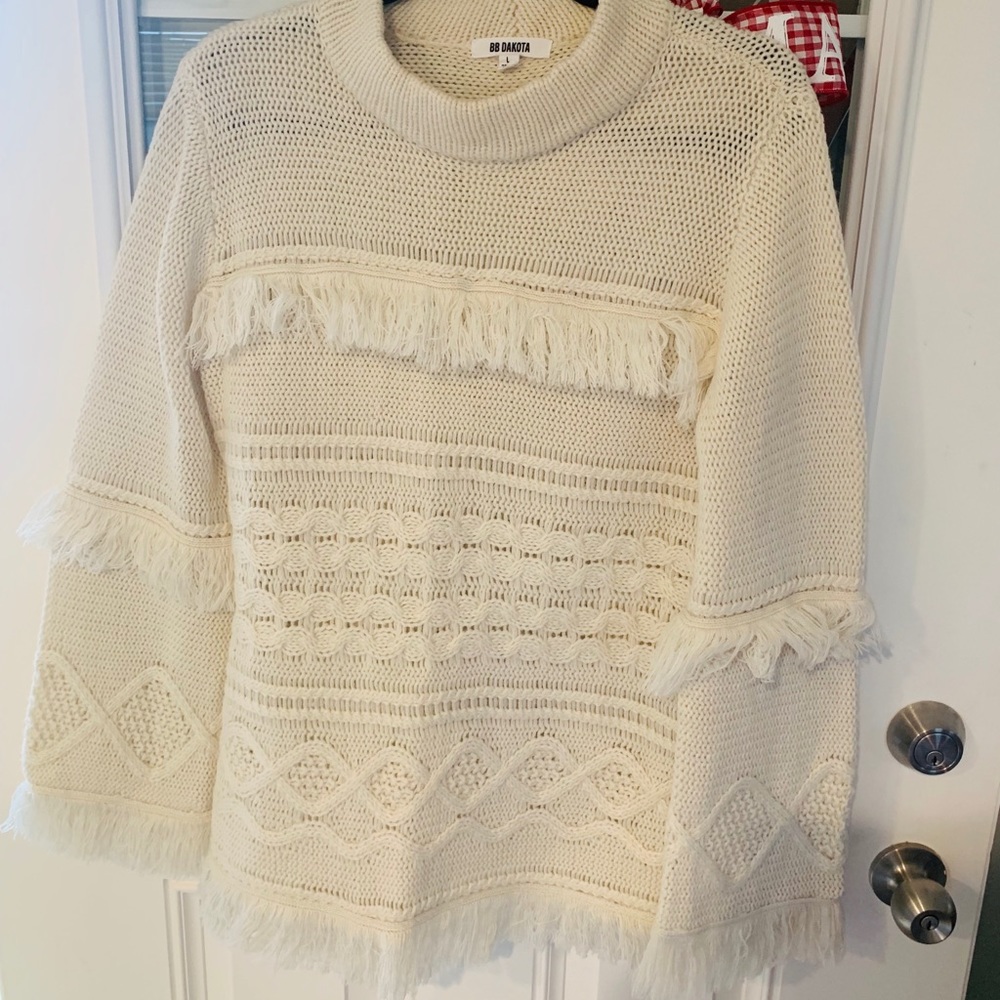 BB Dakota Fringe Sweater